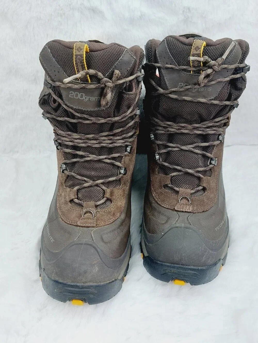 Columbia Men's Brown Bugaboot Plus III Omni-Heat Techlite Winter Snow Boots 10.5